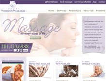 Tablet Screenshot of hobokenwomenswellness.com
